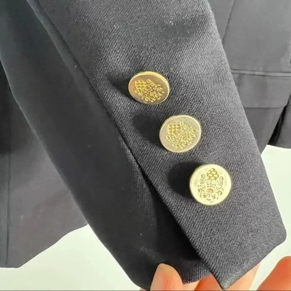 Fiori Pure Wool Sports Coat Blazer in Black Sz 40R - Picture 7 of 11